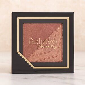 NEW Believe Beauty "AMORE" Matte and Shimmer Mauve Blush Duo